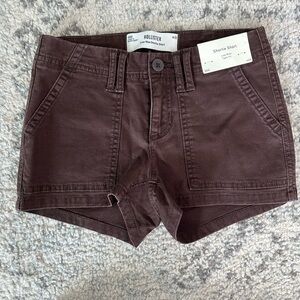 Hollister Women's Brown Shortie Shorts